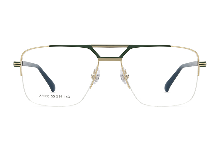 Monture de lunettes en métal, vente en gros, HT5008