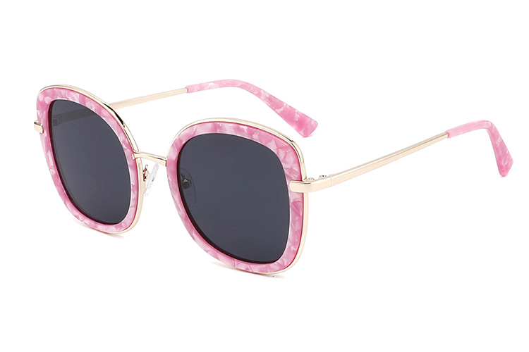 Lunettes de soleil en métal acétate-YD1041T