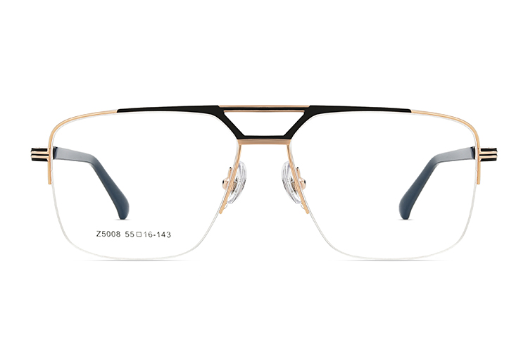 Monture de lunettes en métal, vente en gros, HT5008