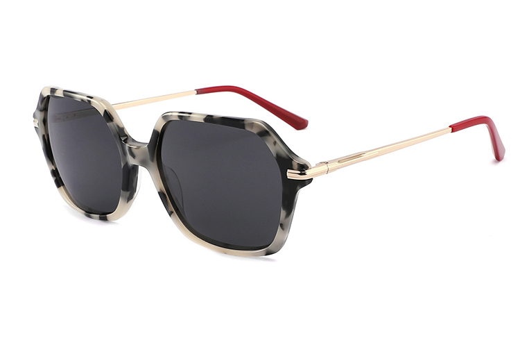 Lunettes de soleil en métal acétate-ZD8828T