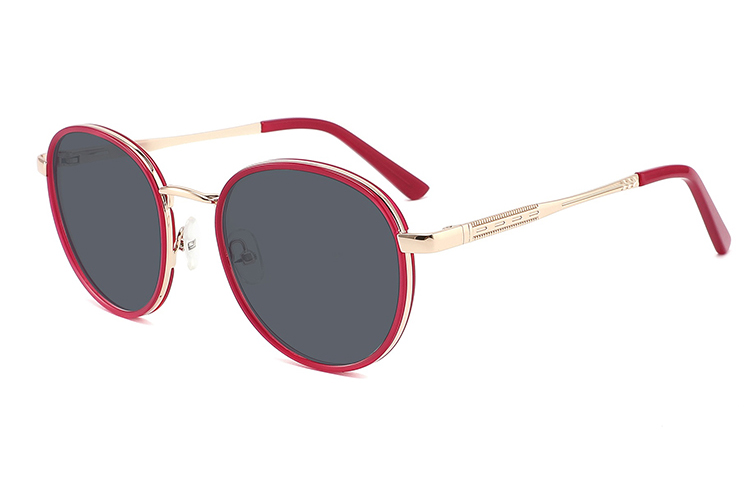 Lunettes de soleil en métal acétate-FG1075T