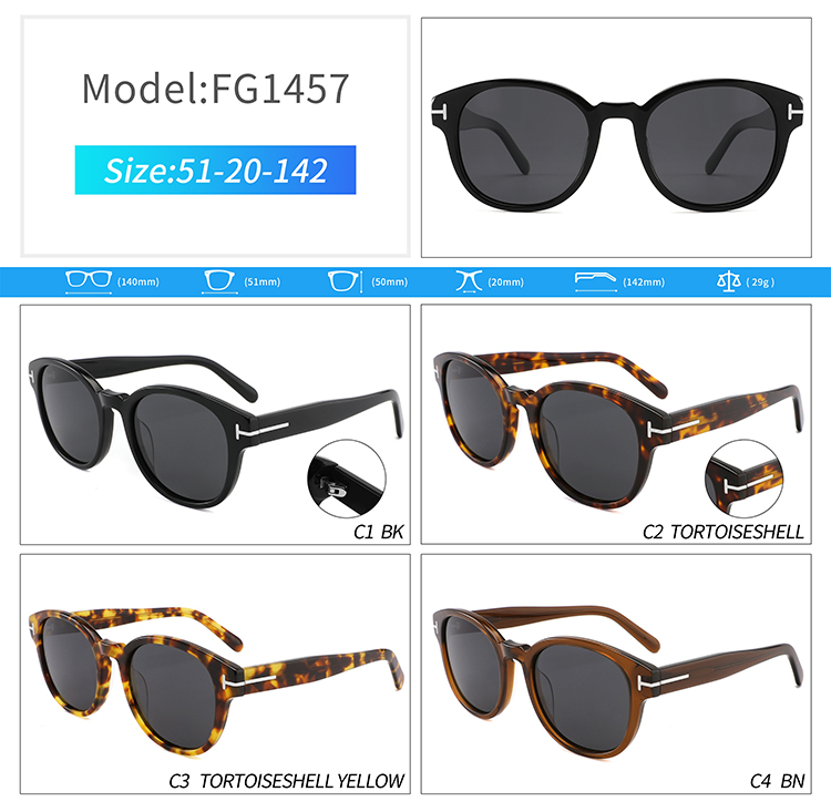 FG1457-lunettes de soleil de haute qualit&eacute; pour hommes