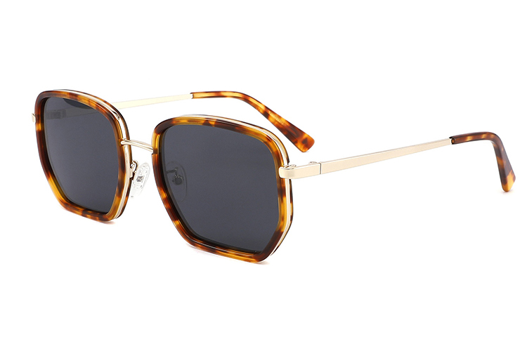 Lunettes de soleil en métal acétate-YD1049T