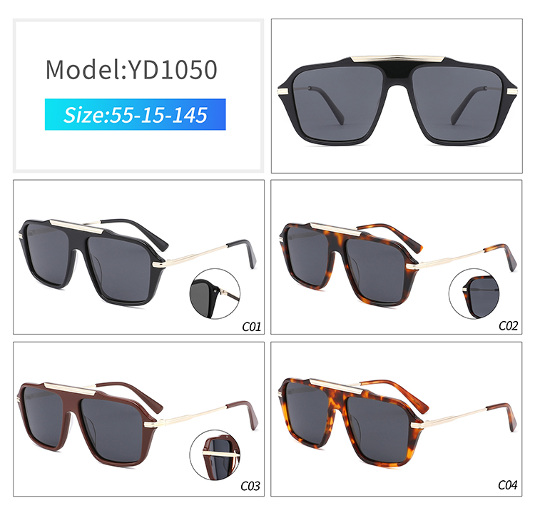 Verres YD1050-ac&eacute;tate et m&eacute;tal