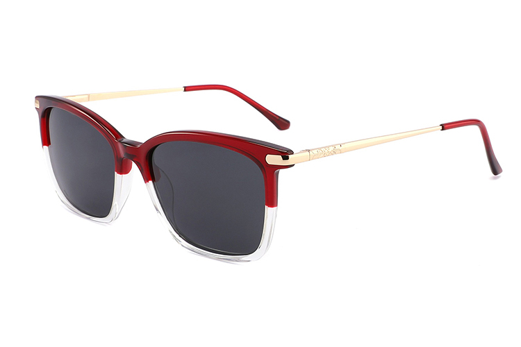 Lunettes de soleil en métal acétate-ZD8815T