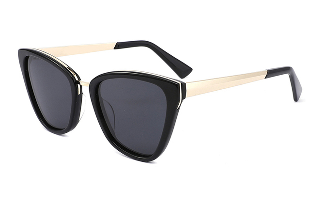 Lunettes de soleil unisexes en métal et acétate-YD1044T