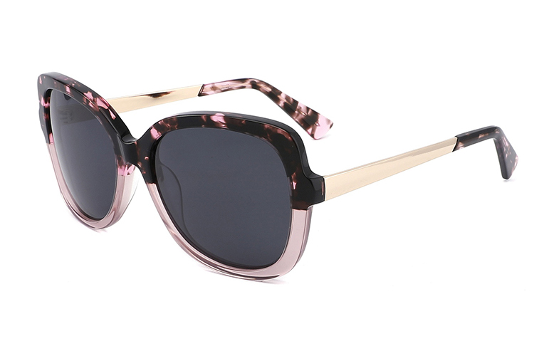 Lunettes de soleil en métal acétate-YD1045T