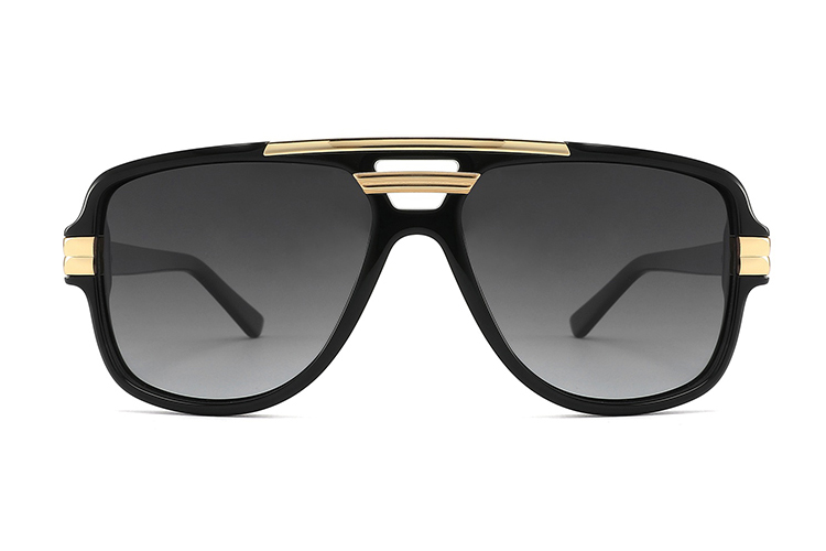 Lunettes de soleil en métal acétate-YD1054T