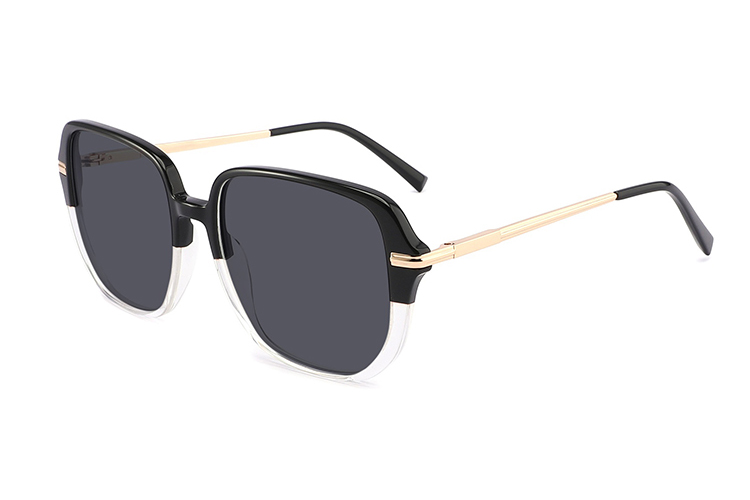 Lunettes de soleil en métal acétate-ZD8820T