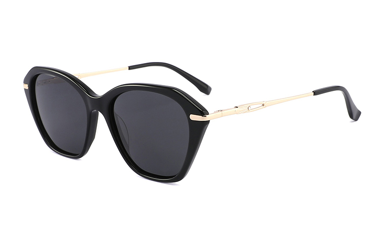 Lunettes de soleil en métal acétate-ZD8812T