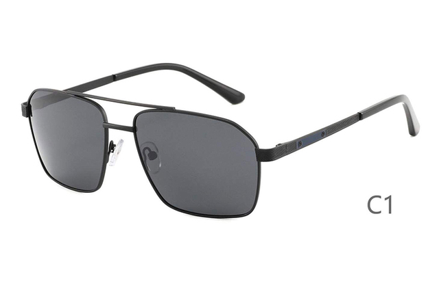 Lunettes de soleil en métal-6283