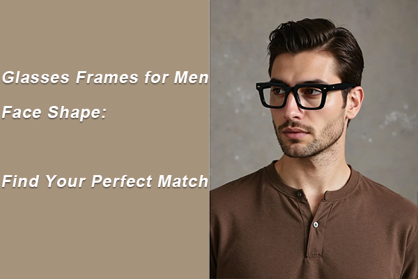 Montures de lunettes pour hommes Forme du visage : trouvez celle qui vous convient le mieux