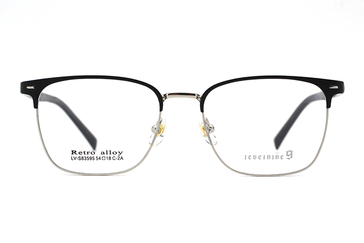 Montures de lunettes en métal en gros S83595