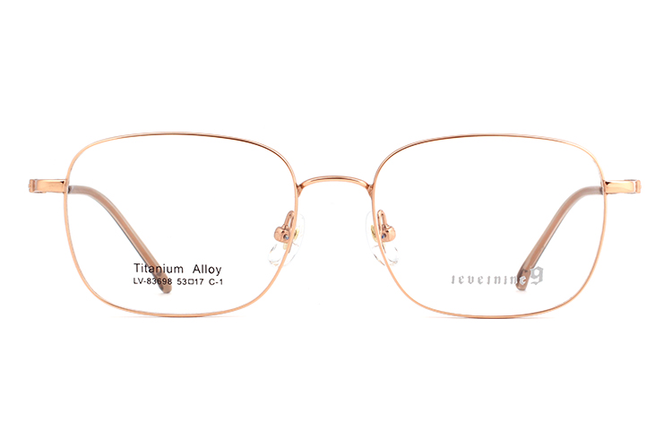 Montures de lunettes en métal en gros 83698