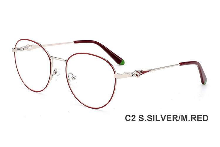 Montures de lunettes en métal en gros H8347A