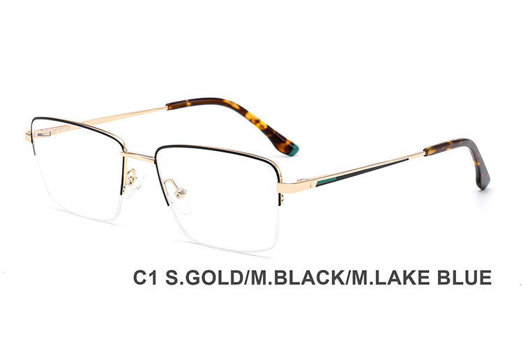 Montures de lunettes en métal en gros H8328B