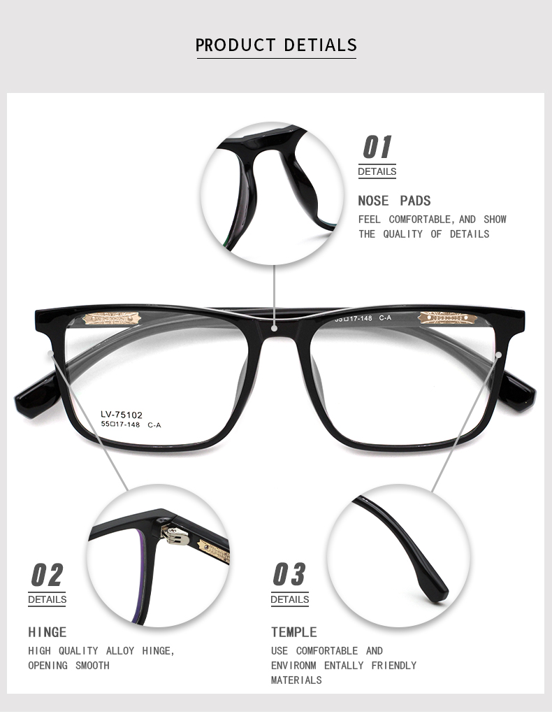 monture tr90 eyeglass_detials
