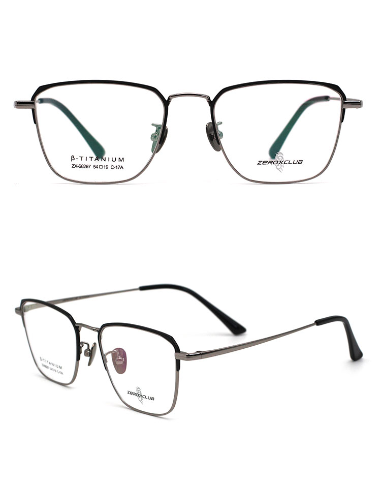 Lunettes de vue en titane b&ecirc;ta SKU-3