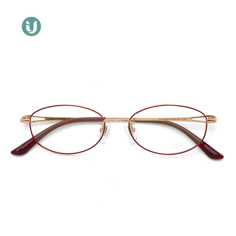 Montures de lunettes en titane en gros 66316