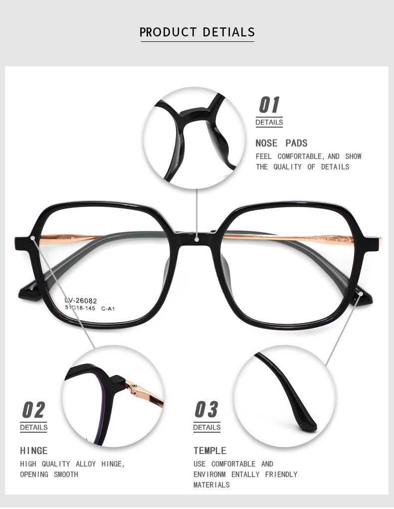 Lunettes &agrave; monture carr&eacute;e