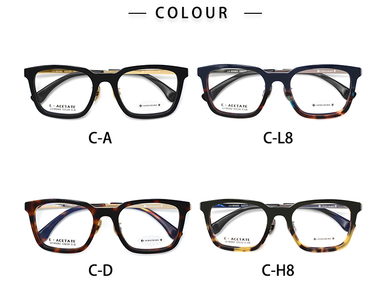 Lunettes de cr&eacute;ateur vintage Frames_color