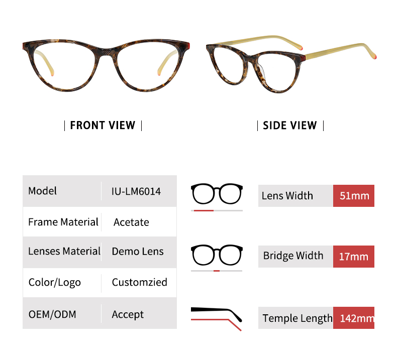 Cadres optiques f&eacute;minins_detials