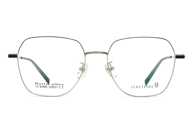 Montures de lunettes en métal en gros 83405