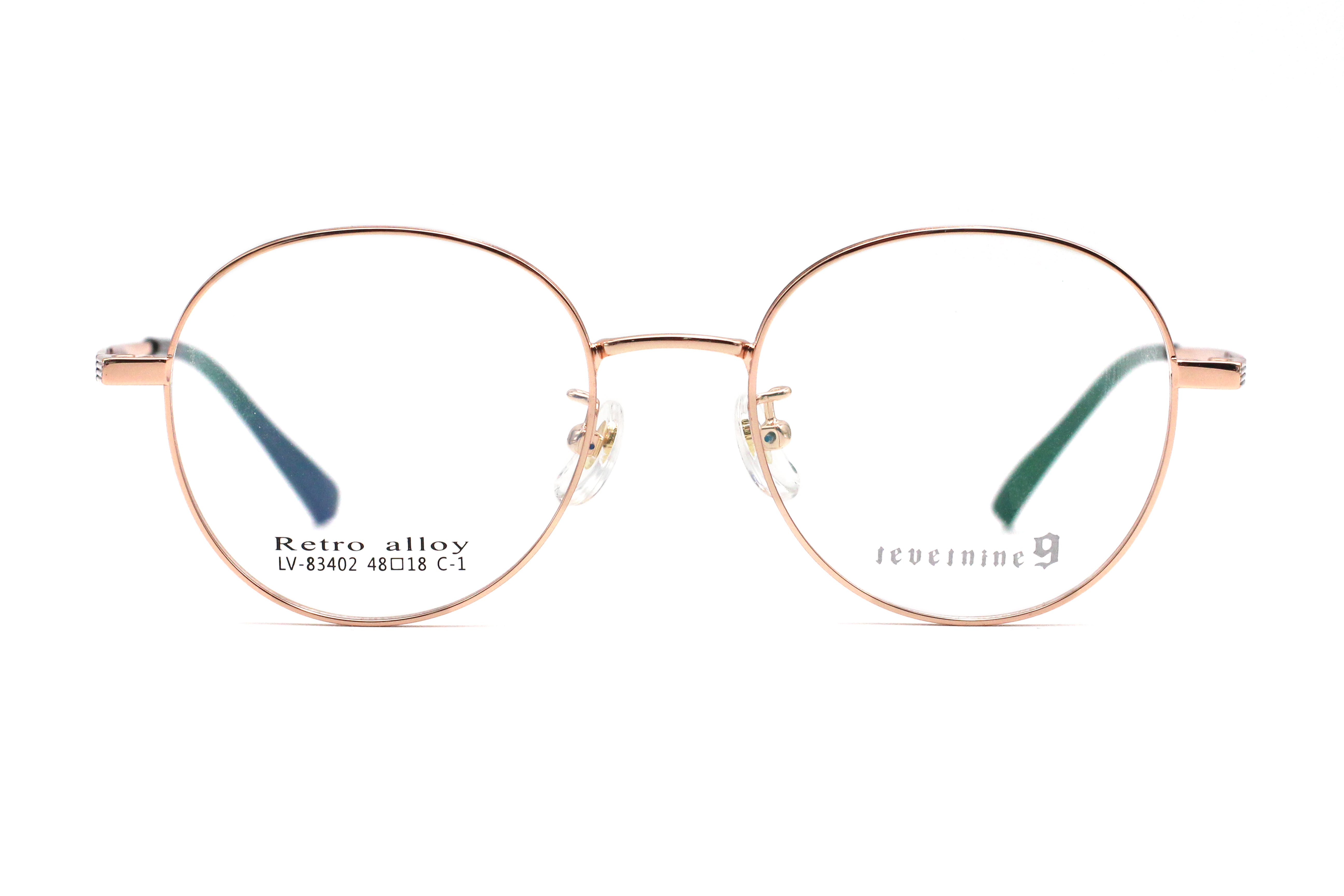 Montures de lunettes en métal en gros 83402