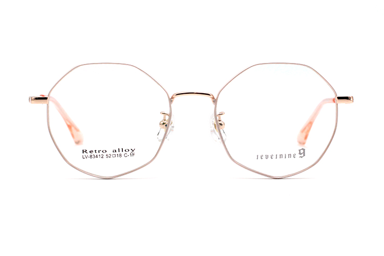 Montures de lunettes en métal en gros 83412