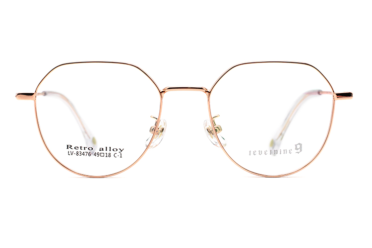 Montures de lunettes en métal en gros 83476