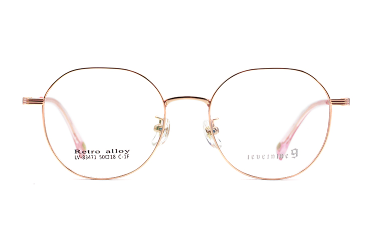 Montures de lunettes en métal en gros 83471