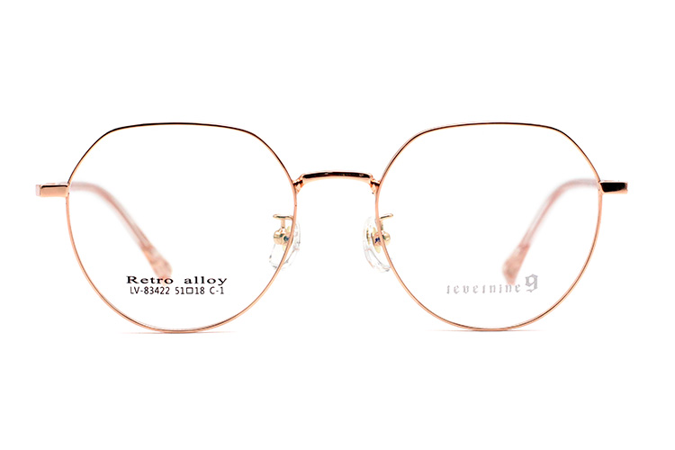 Montures de lunettes en métal en gros 83422