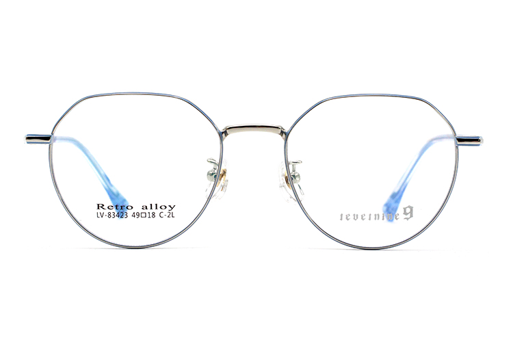 Montures de lunettes en métal en gros 83423