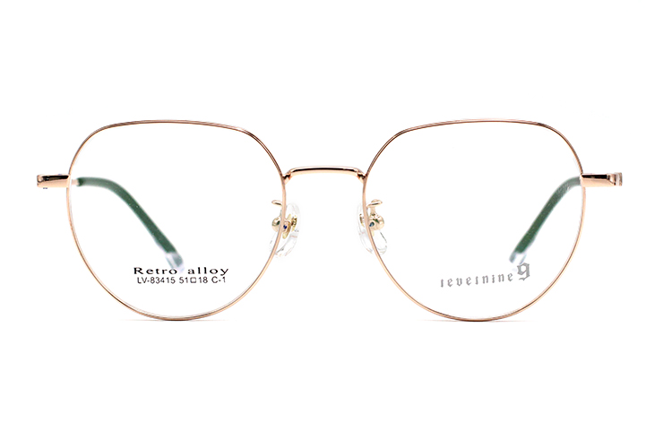 Montures de lunettes en métal en gros 83415