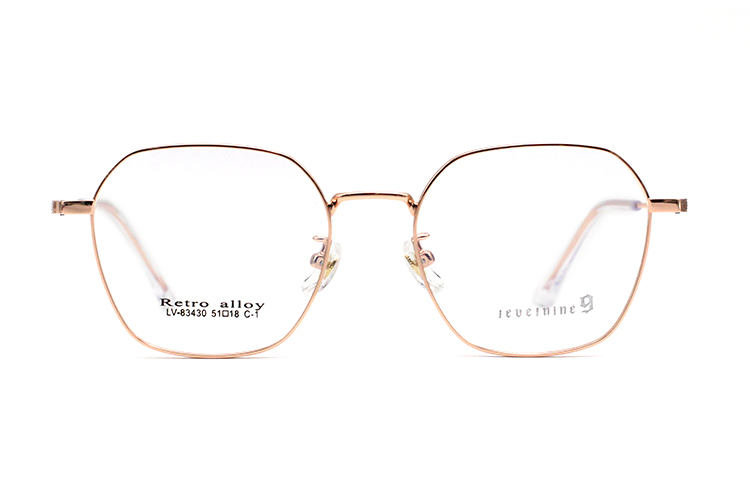 Montures de lunettes en métal en gros 83430