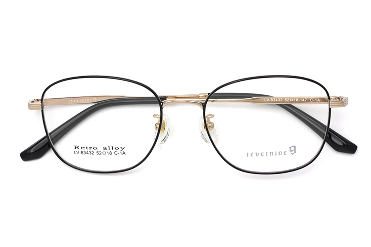 Monture Optique M&eacute;tal - Noir⩔ 