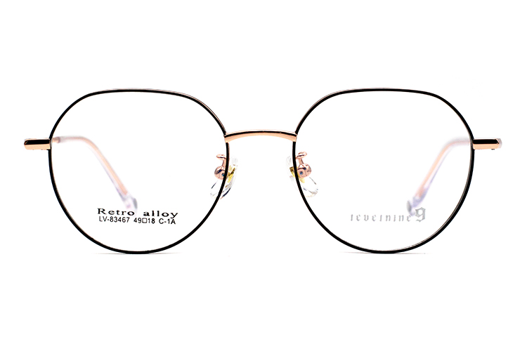 Montures optiques en métal en gros 83467