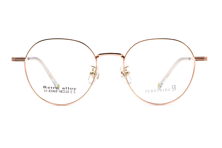 Montures de lunettes en métal en gros 83469