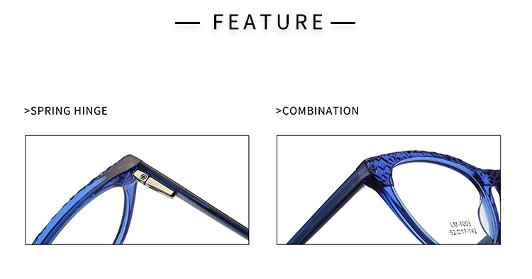 Lunettes &agrave; monture œil de chat - D&eacute;tails