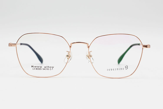 Montures de lunettes en métal en gros 83305