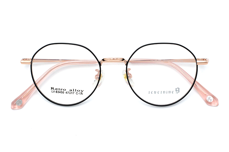 Montures de lunettes classiques - Noir et Or