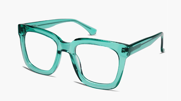 Montures de lunettes surdimensionn&eacute;es en ac&eacute;tate