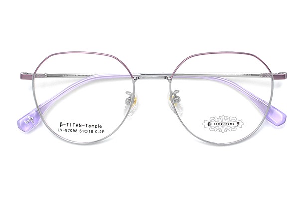 Montures de lunettes en titane en gros 87098