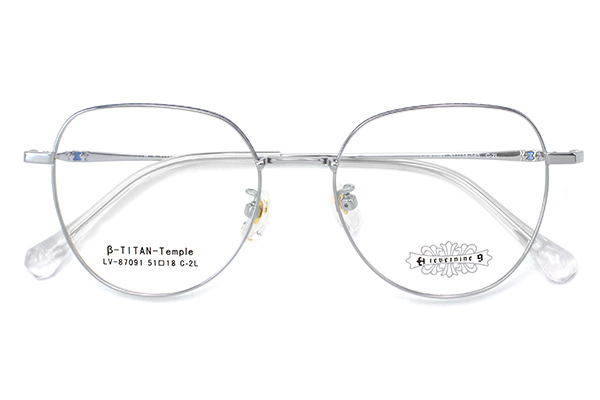 Monture de lunettes en titane en gros 87091