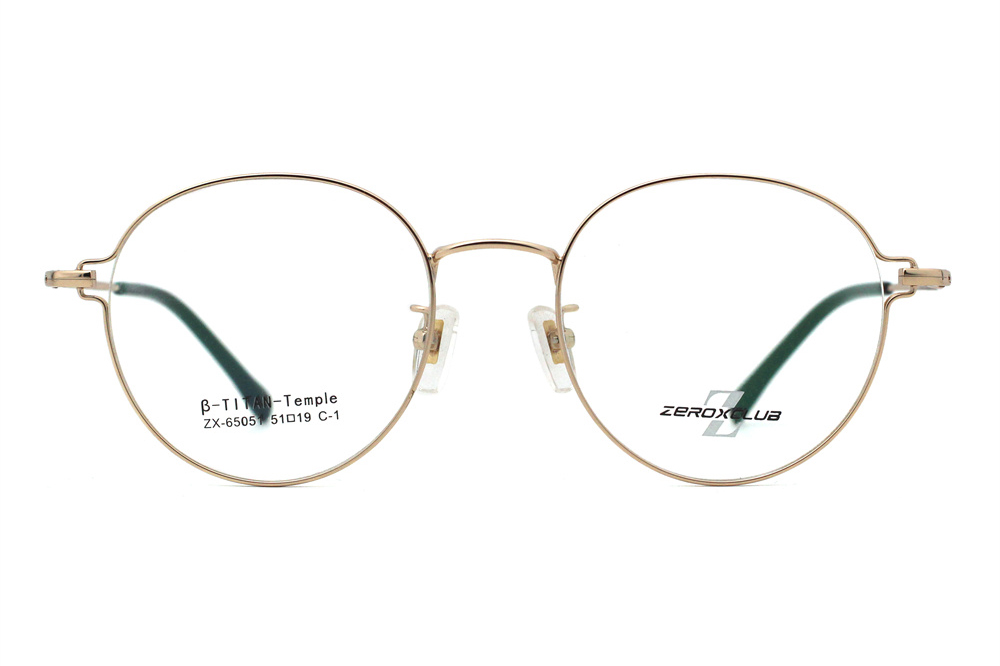 Montures de lunettes en titane en gros 65051