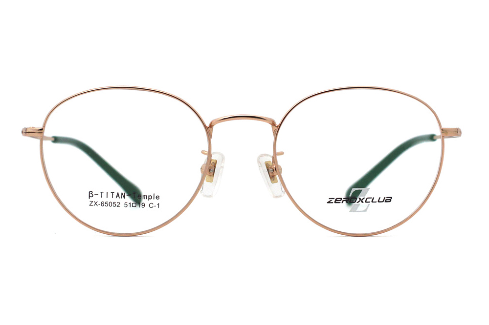 Montures de lunettes en titane en gros 65052