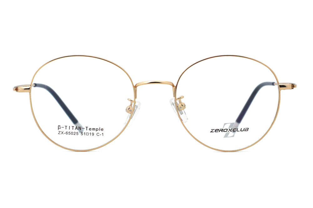 Montures de lunettes en titane en gros 65025