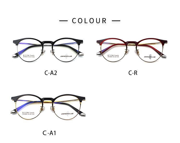 Lunettes &agrave; monture ronde Frames_color