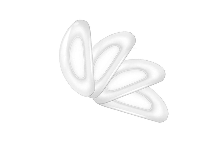 Plaquettes de nez transparentes ultra fines