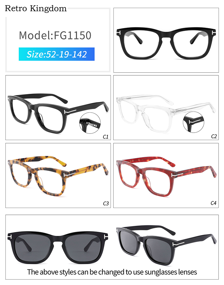 Meilleures montures de lunettes FG1150